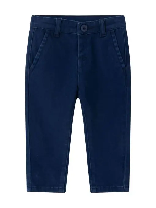 Pantaln chino azul