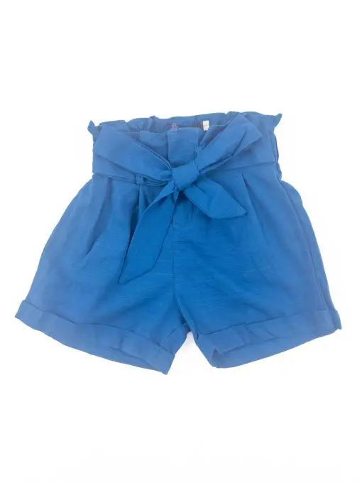 Pantalon corto cinturon lazo