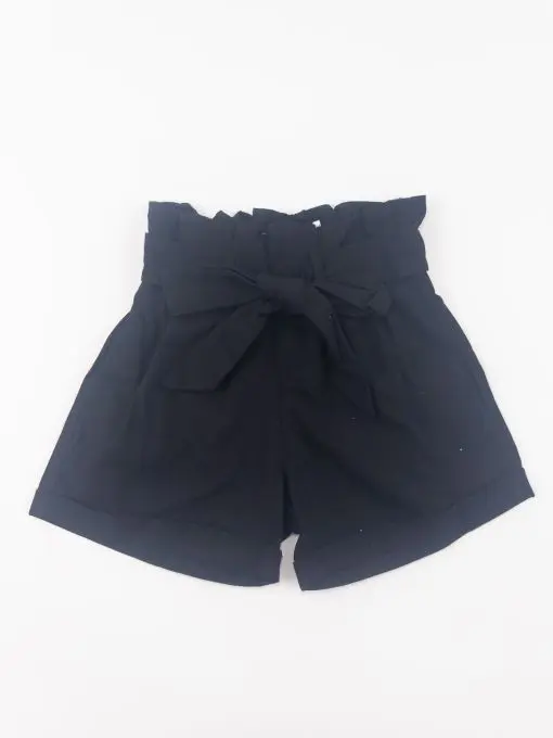 Pantalon corto cinturon lazo
